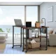 Стіл L-подібний Costway King обертовий в стилі Loft
