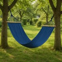 Гамак Jumi Garden тканинний з планкою синій