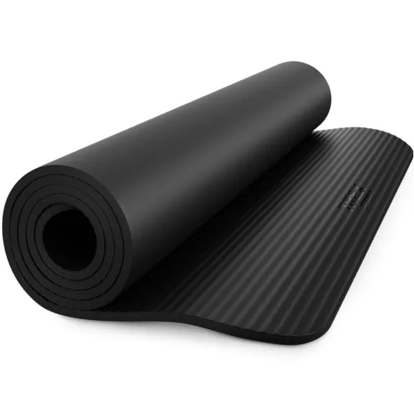 Коврик для йоги Trex Sport TX-019NGM NBR 1см 190х80 чорний
