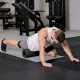 Масажний ролик Gymtek для йоги та фітнесу EPP 30*15см чорно-синій