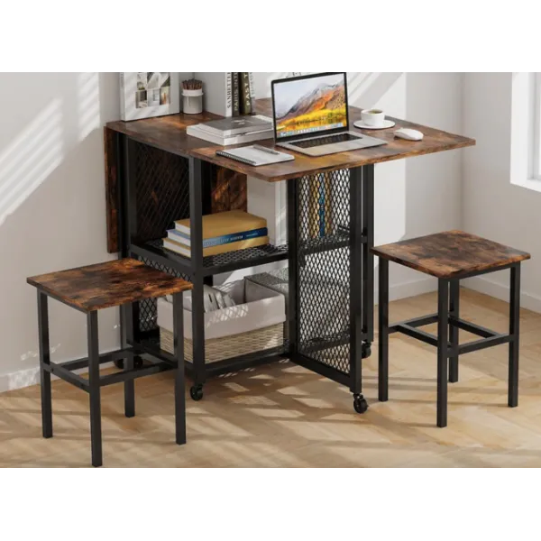 Комплект мебели Costway Design раскладной стол со стульями в стиле Loft
