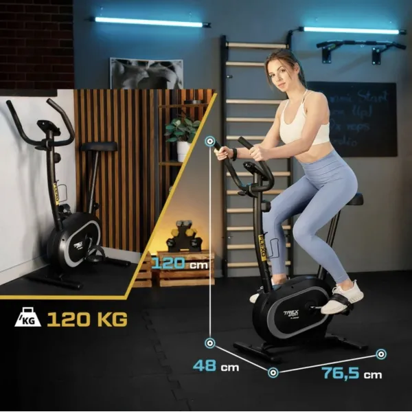 Велотренажер Trex Sport TX-450MB FLEXO магнітний чорний