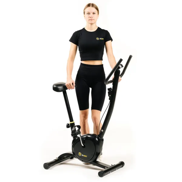 Велотренажер Besport BS-1430 EasyRide чорно-жовтий