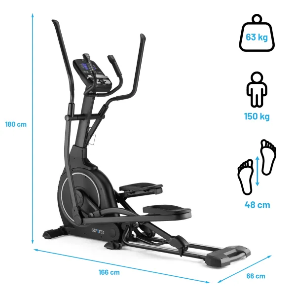 Орбітрек Gymtek XCF7000 електромагнітний