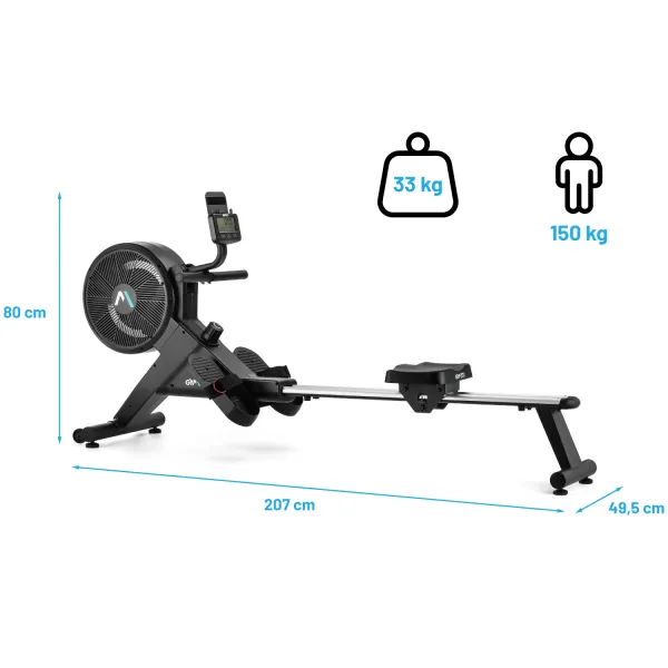 Гребний тренажер Gymtek XR1500 аеромагнітний
