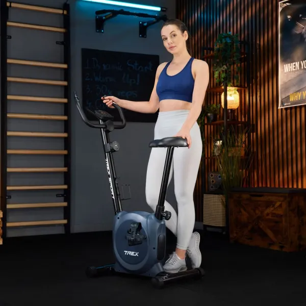 Велотренажер Trex Sport TX-350MB RIZE магнітний синій