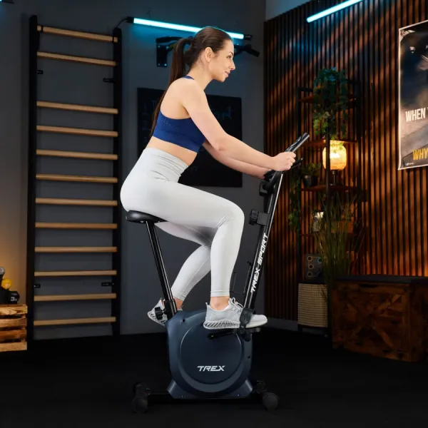 Велотренажер Trex Sport TX-350MB RIZE магнітний синій
