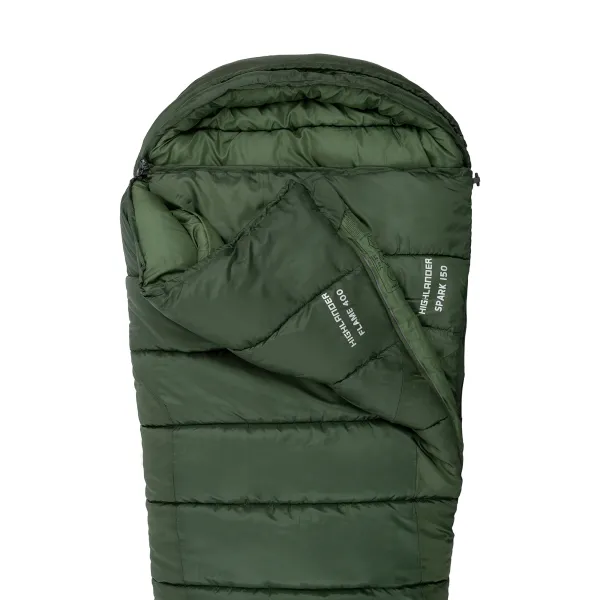 Спальный мешок Highlander Phoenix Spark 150/+4°C Olive Green Left (SB242-OG)