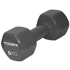 Гантель для фитнеса Toorx Vinyl 5 кг (MV-5)