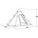 Намет чотиримісний Easy Camp Bolide 400 Rustic Green (120405)