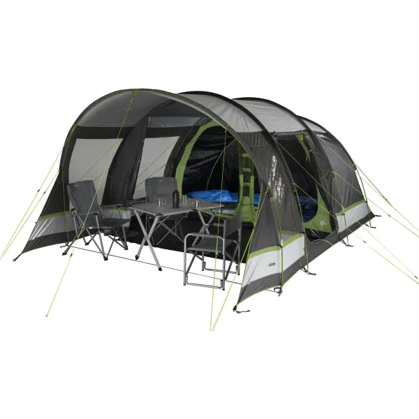 Палатка четырехместная High Peak Garda 4.0 Light Grey/Dark Grey/Green (11821)