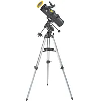 Телескоп Bresser Spica 130/1000 EQ3 Reflector Solar Carbon з сонячним фільтром і адаптером для смарт