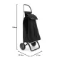 Сумка-тележка Rolser Saquet LN 2 Negro (SAQ055-1023)
