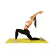 Коврик спортивный Toorx Yoga PVC 173 х 60 х 0,6 см для йоги и фитнеса Viola/Antracite (MAT-177)