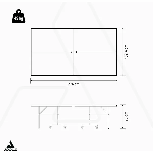 Тенісний стіл Joola Outdoor J100A Grey (11647)