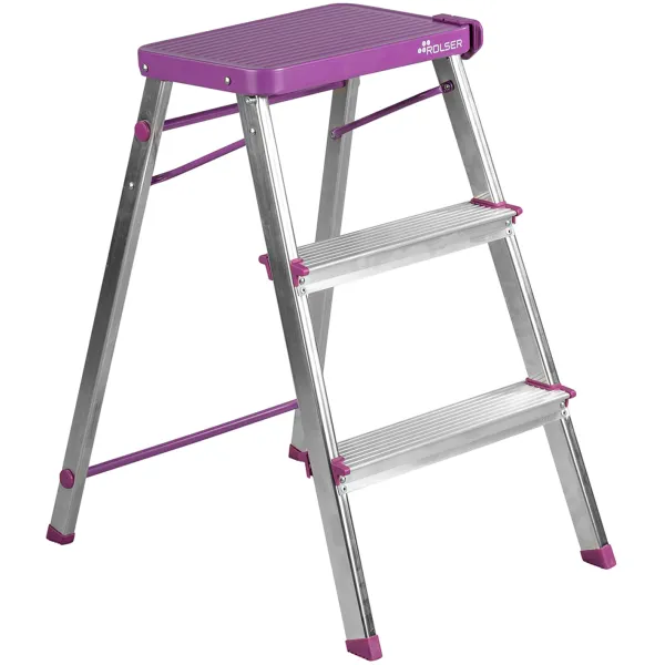 Лестница Rolser Taburete M/3 3 ступени Malva (MET3001-1013)