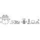 Намет п'ятимісний High Peak Bozen 5.0 Light Grey/Dark Grey/Green (11836)