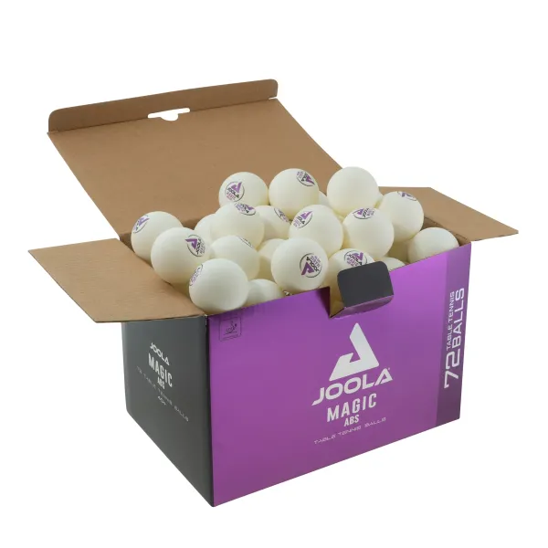 М'ячі для настільного тенісу Joola Magic ABS 40 White 72 шт (44216)