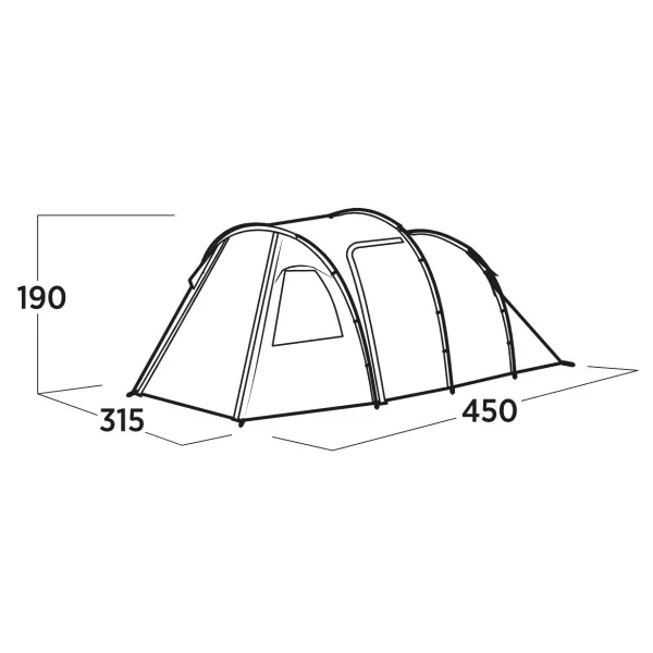 Намет п'ятимісний Easy Camp Hidra 5 (120491)