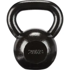 Чугунная гиря Toorx 20 кг с резиновым основанием Black (KGV-20)