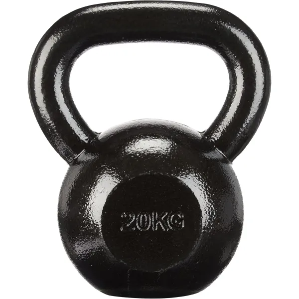 Чугунная гиря Toorx 20 кг с резиновым основанием Black (KGV-20)