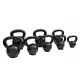 Чугунная гиря Toorx 20 кг с резиновым основанием Black (KGV-20)