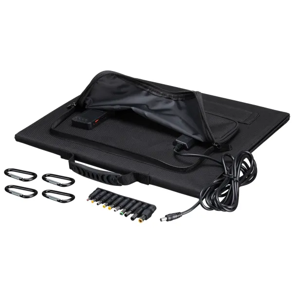 Портативное зарядное устройство солнечная панель Bresser Mobile Solar Charger 60 Watt USB DC (3810050)