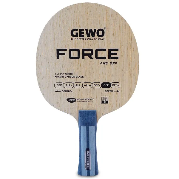 Ракетка для настільного тенісу Gewo Force ARC OFF, Inventus XT Pro 52.5 + 50.0, FL (1163700001)