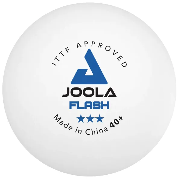 М'ячі для настільного тенісу Joola Flash 40+ White 6 шт (40041)