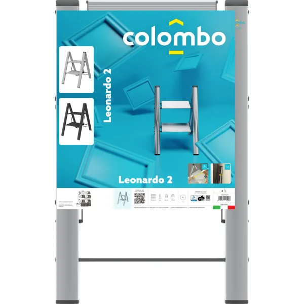 Лестница Colombo Leonardo 2 ступени (G300A02W)
