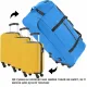 Сумка дорожная на колесах TravelZ Wheelbag 100 Liter Blue (603093)