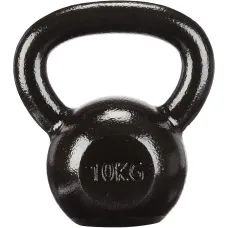 Чугунная гиря Toorx 10 кг с резиновым основанием Black (KGV-10)