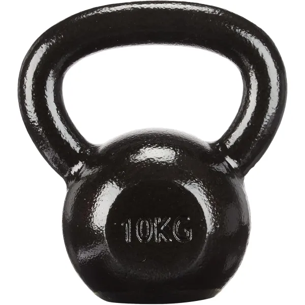 Чугунная гиря Toorx 10 кг с резиновым основанием Black (KGV-10)